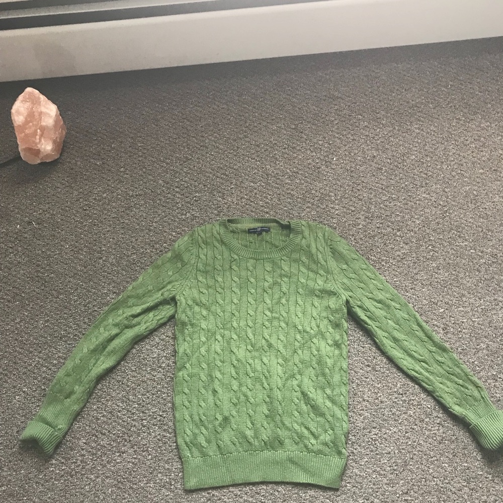 Gap Cable Knit Sweater Green